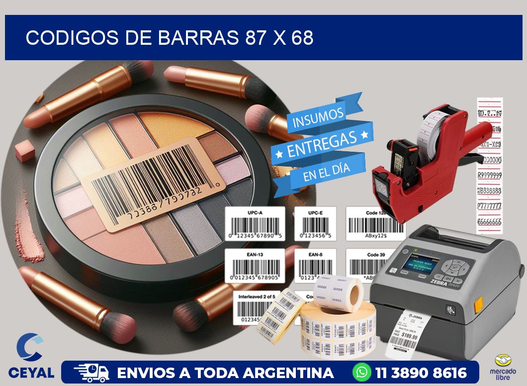 codigos de barras 87 x 68