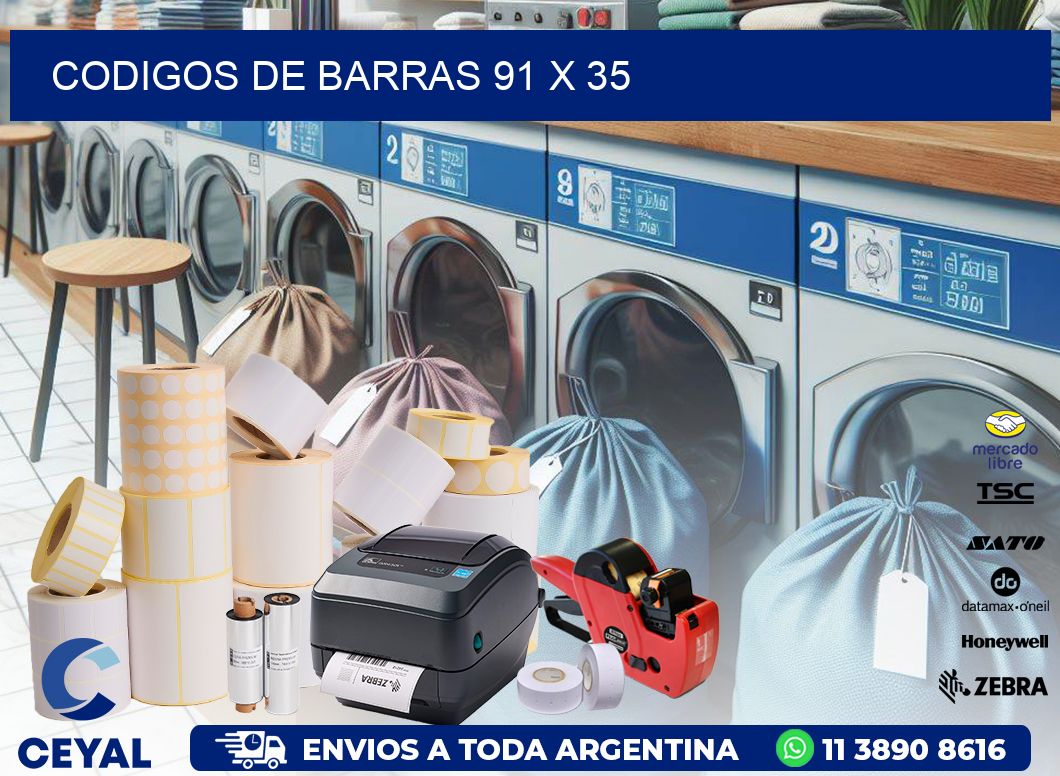 codigos de barras 91 x 35