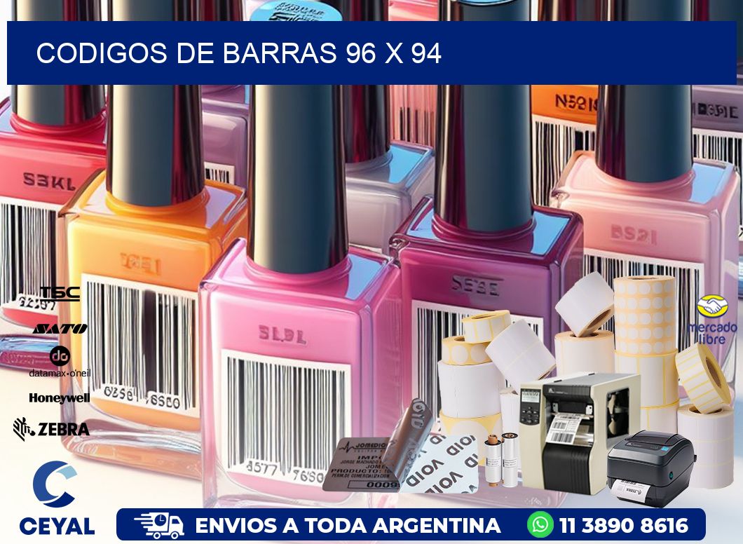 codigos de barras 96 x 94