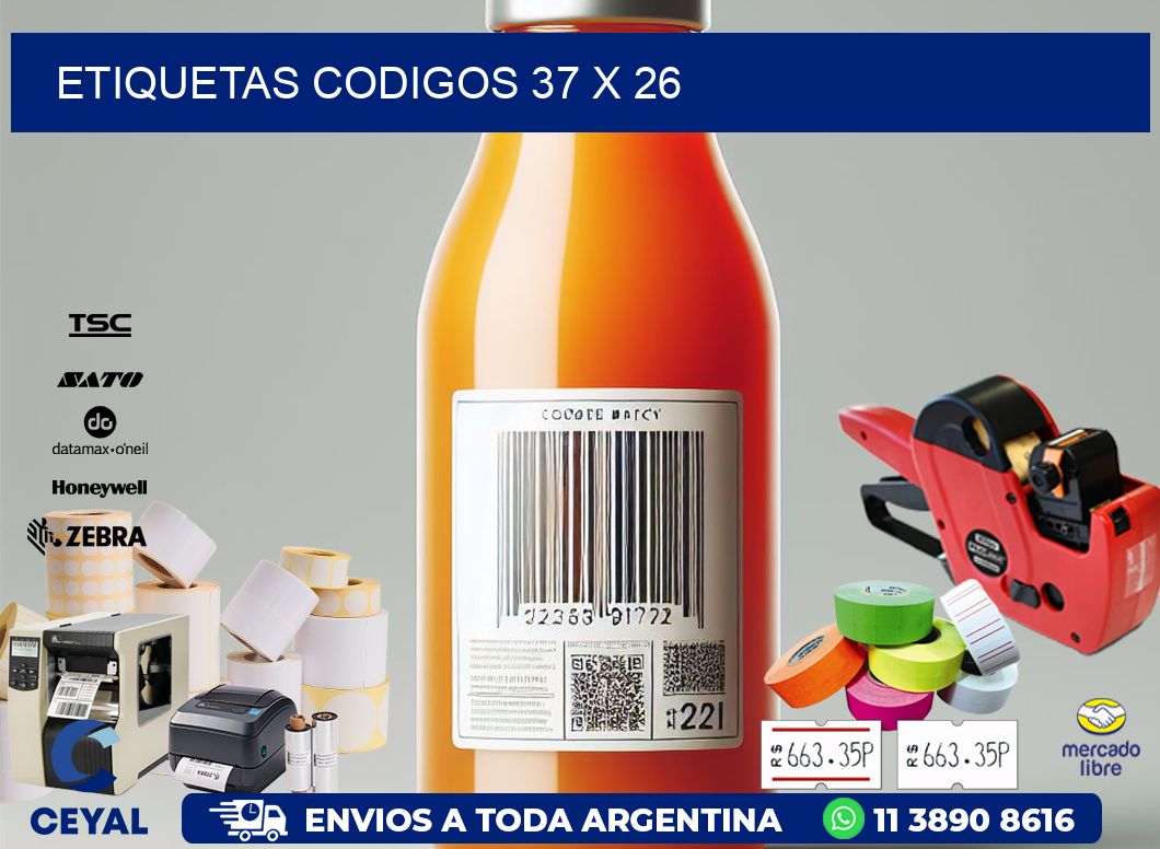 etiquetas codigos 37 x 26