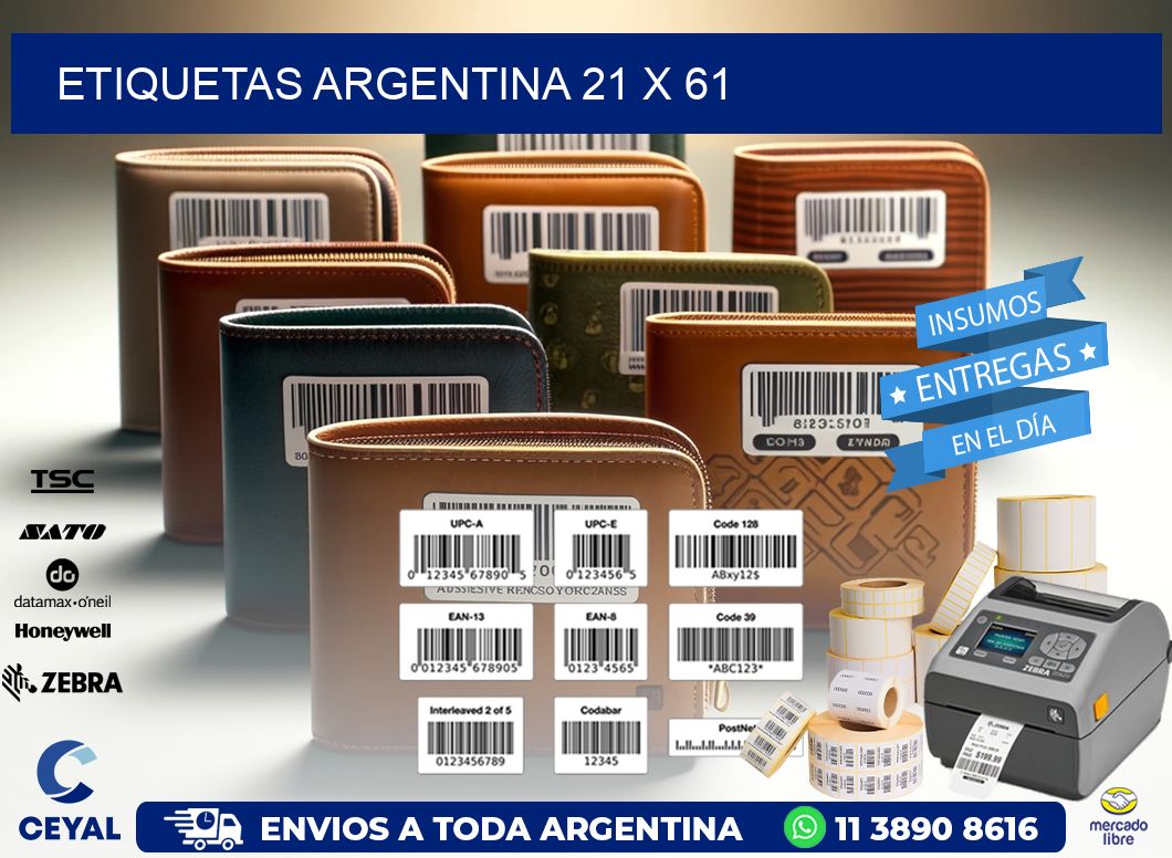 etiquetas argentina 21 x 61