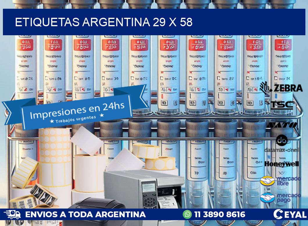 etiquetas argentina 29 x 58