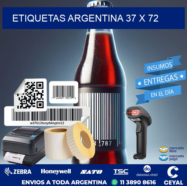 etiquetas argentina 37 x 72