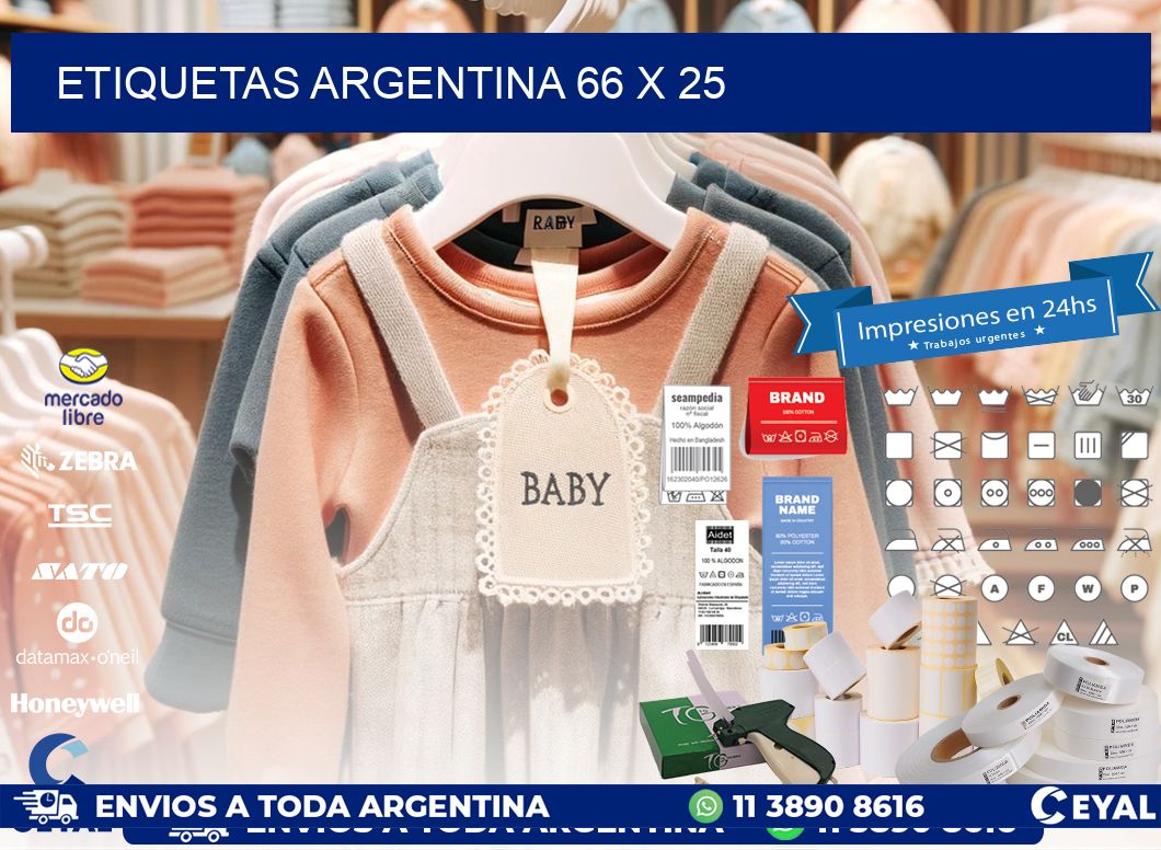 etiquetas argentina 66 x 25