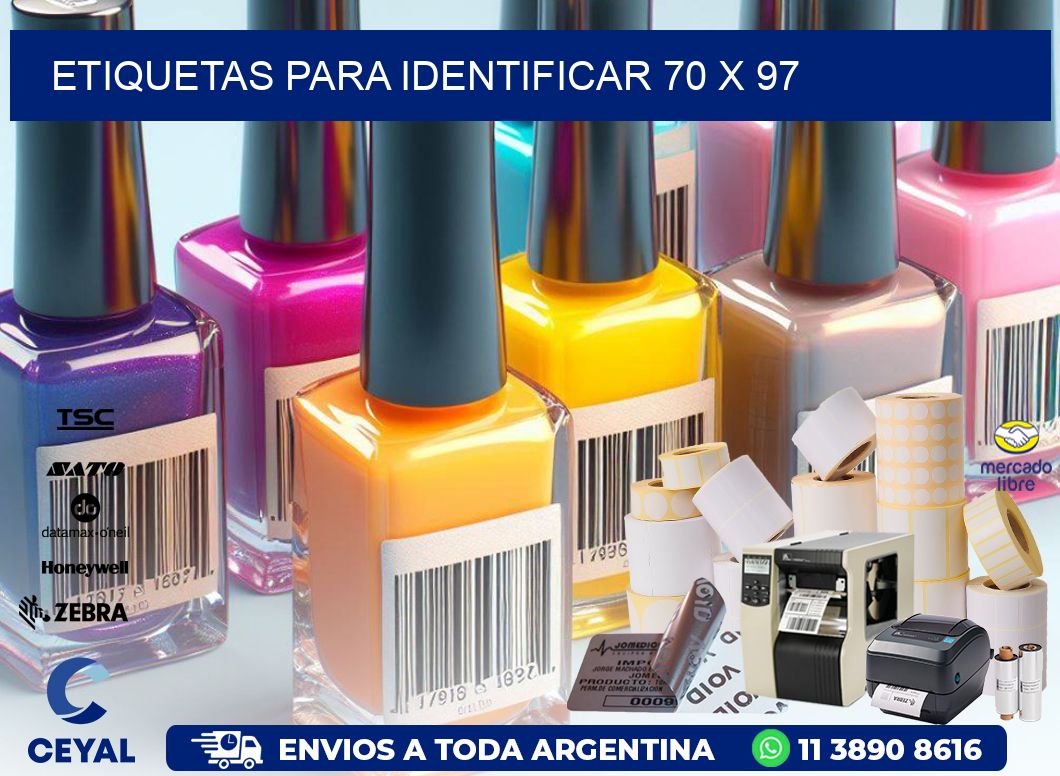 etiquetas para identificar 70 x 97