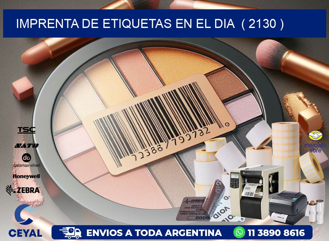 imprenta de etiquetas en el dia  ( 2130 )
