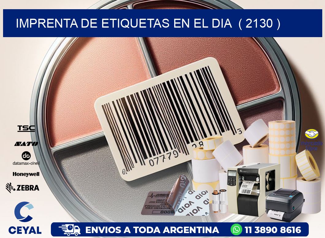imprenta de etiquetas en el dia ( 2130 )