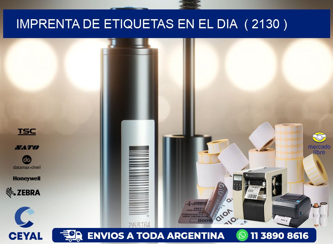 imprenta de etiquetas en el dia ( 2130 )