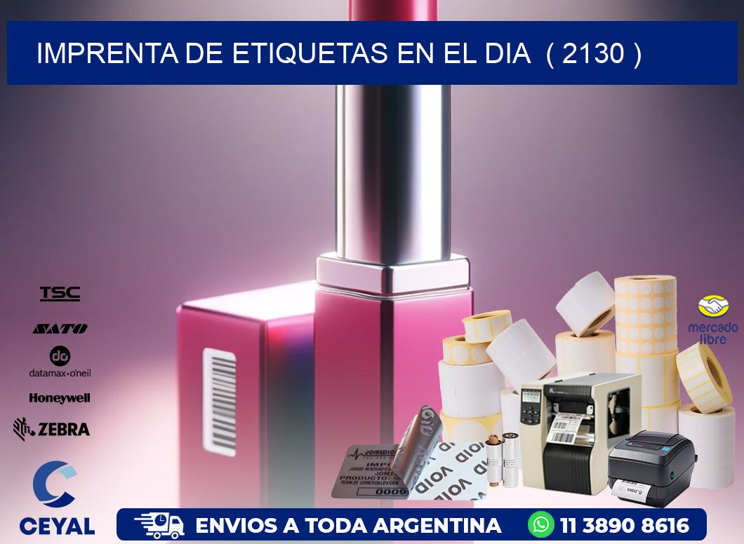 imprenta de etiquetas en el dia ( 2130 )