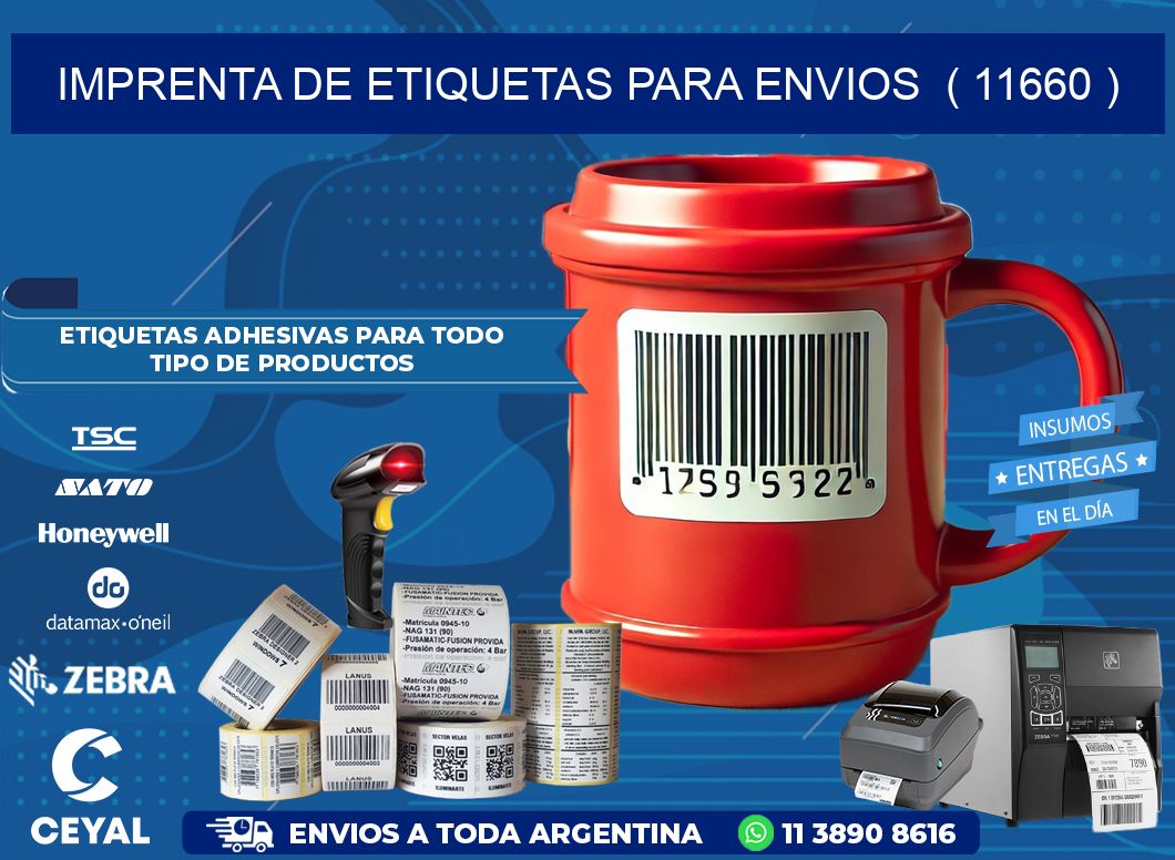 imprenta de etiquetas para envios  ( 11660 )