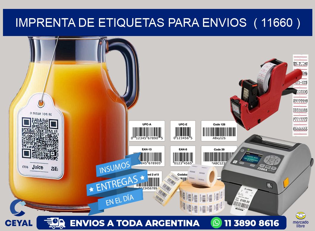 imprenta de etiquetas para envios ( 11660 )
