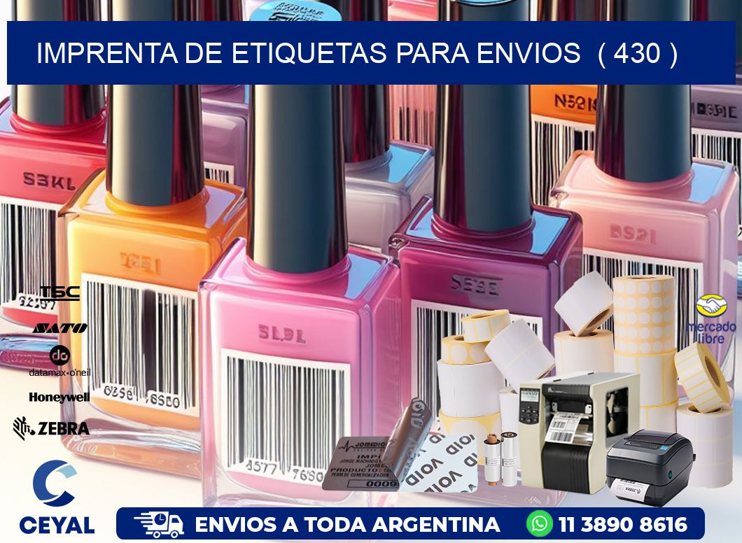 imprenta de etiquetas para envios ( 430 )
