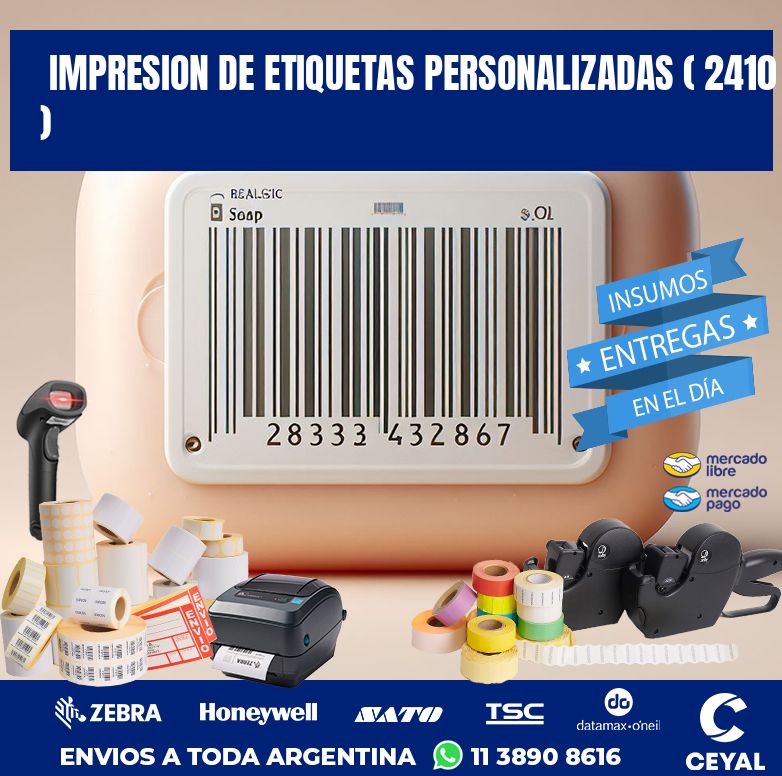 impresion de etiquetas personalizadas ( 2410 )