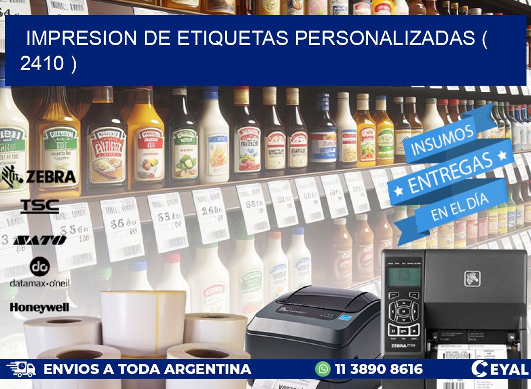 impresion de etiquetas personalizadas ( 2410 )