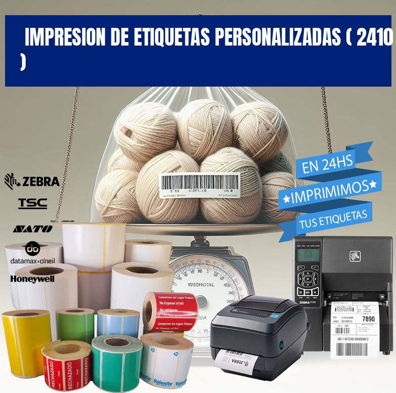 impresion de etiquetas personalizadas ( 2410 )