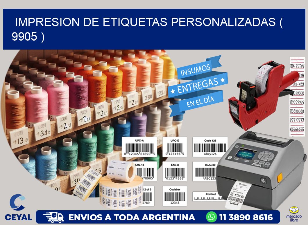 impresion de etiquetas personalizadas ( 9905 )