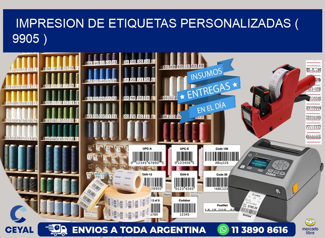 impresion de etiquetas personalizadas ( 9905 )