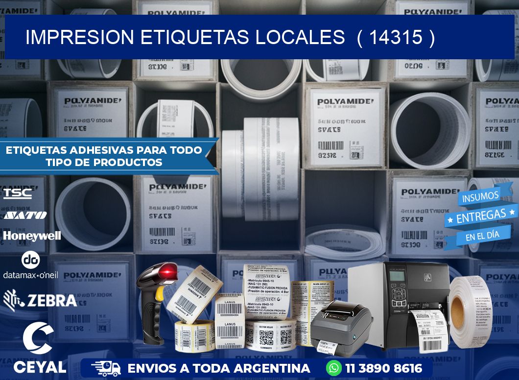 impresion etiquetas locales  ( 14315 )