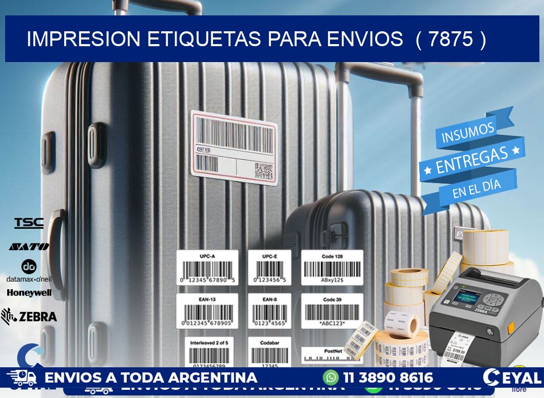 impresion etiquetas para envios ( 7875 )
