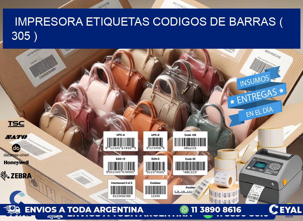 impresora etiquetas codigos de barras ( 305 )