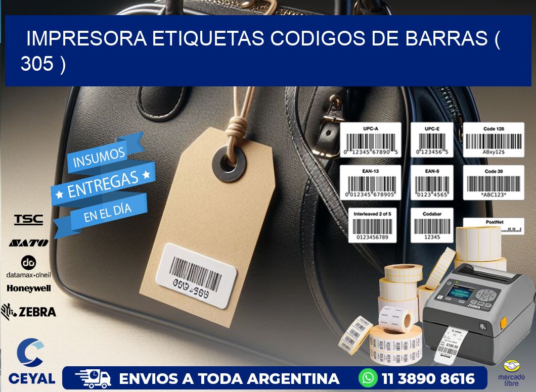 impresora etiquetas codigos de barras ( 305 )