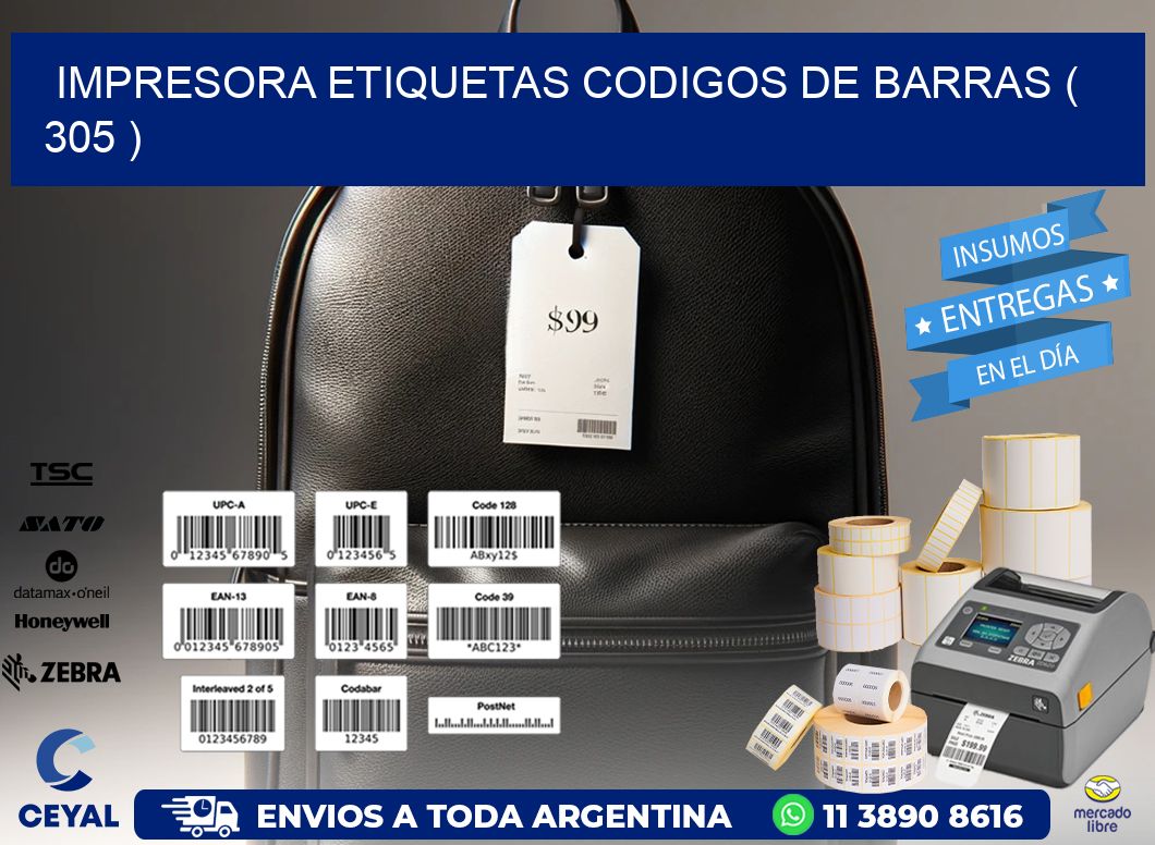 impresora etiquetas codigos de barras ( 305 )