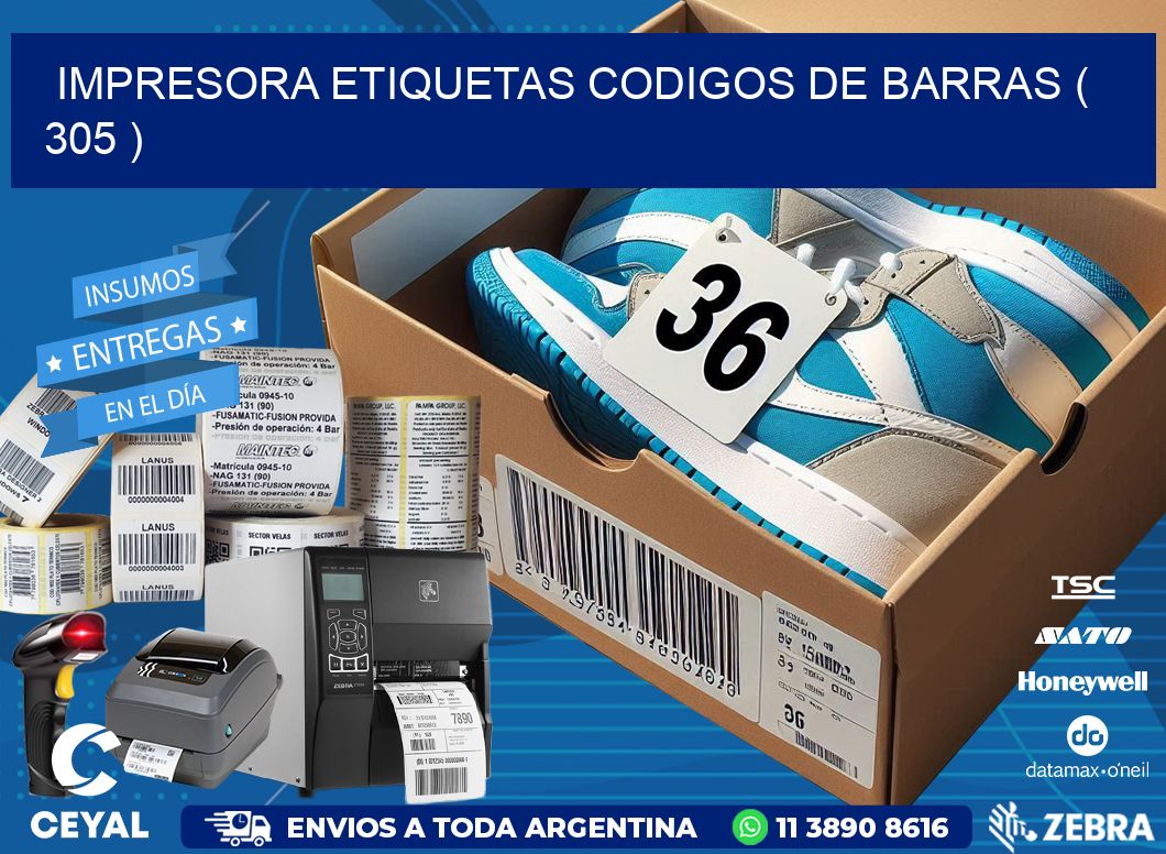 impresora etiquetas codigos de barras ( 305 )