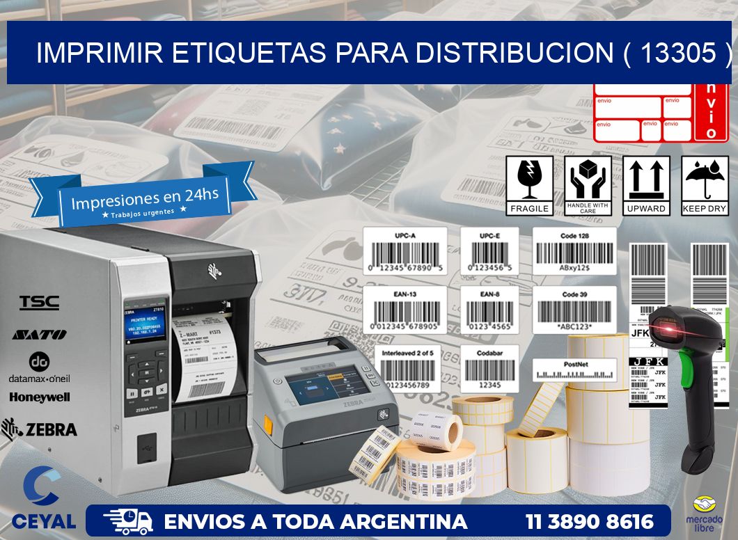imprimir etiquetas para distribucion ( 13305 )
