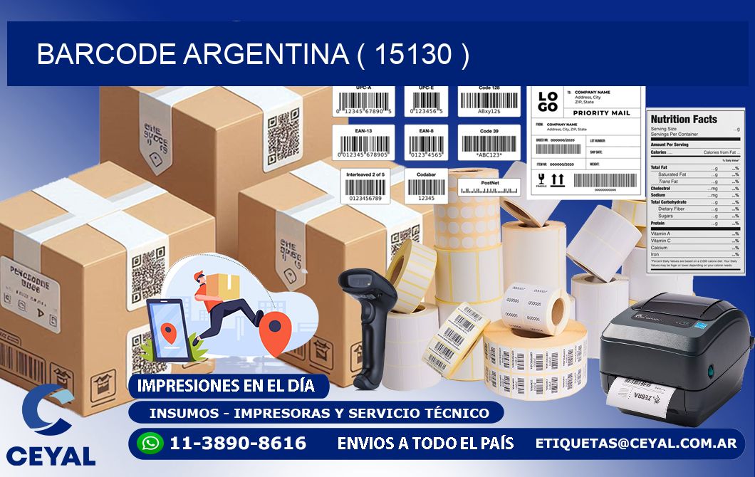 BARCODE ARGENTINA ( 15130 )