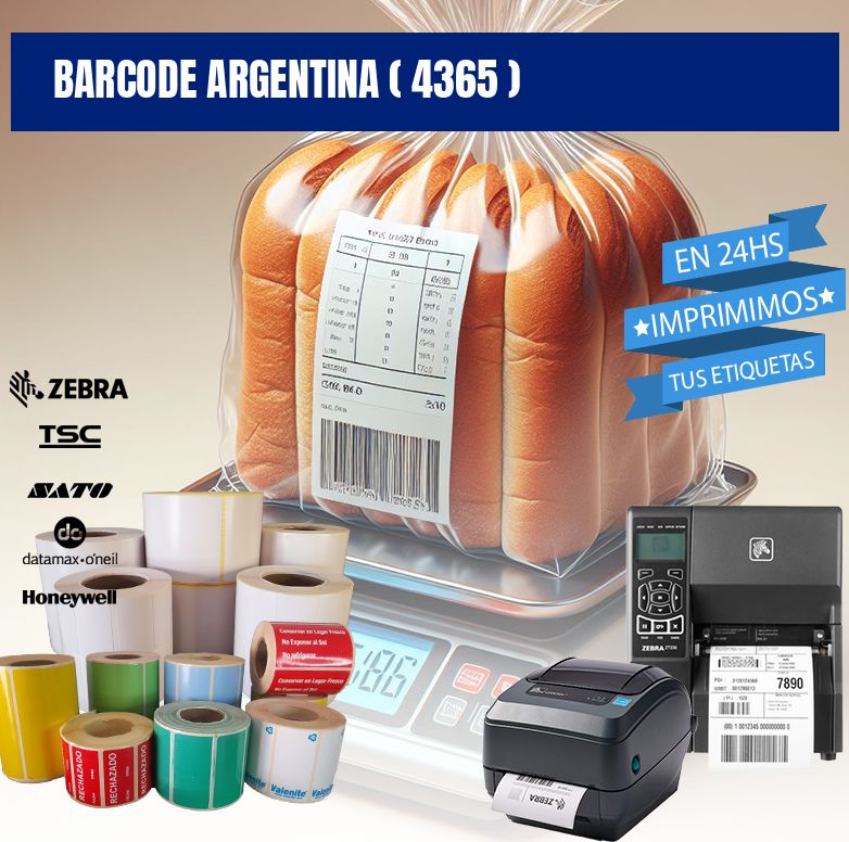 BARCODE ARGENTINA ( 4365 )