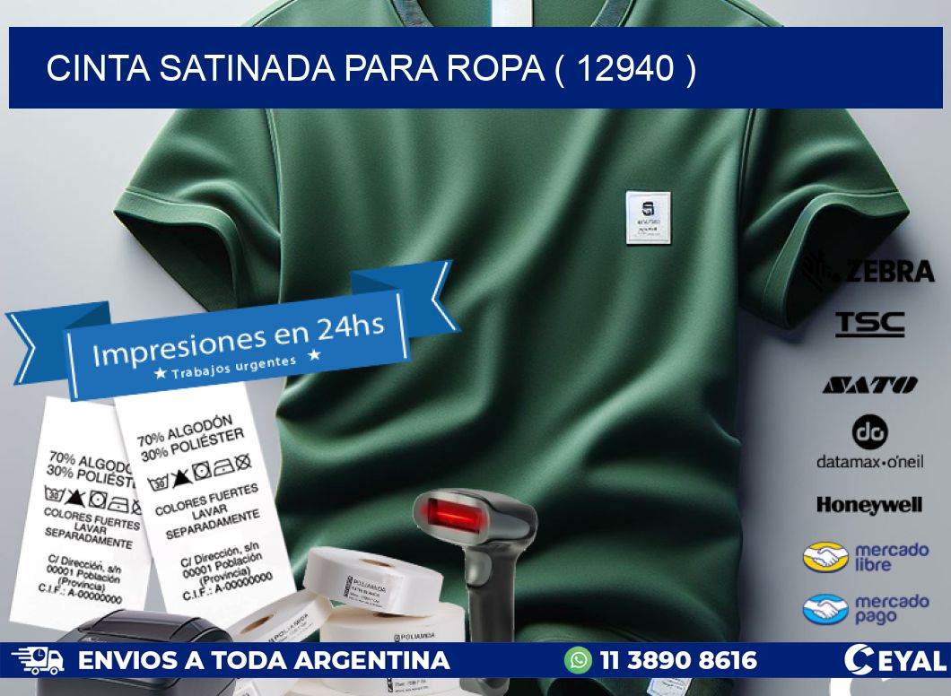 CINTA SATINADA PARA ROPA ( 12940 )