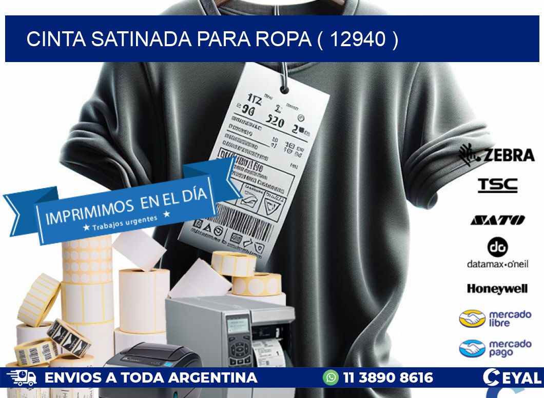 CINTA SATINADA PARA ROPA ( 12940 )