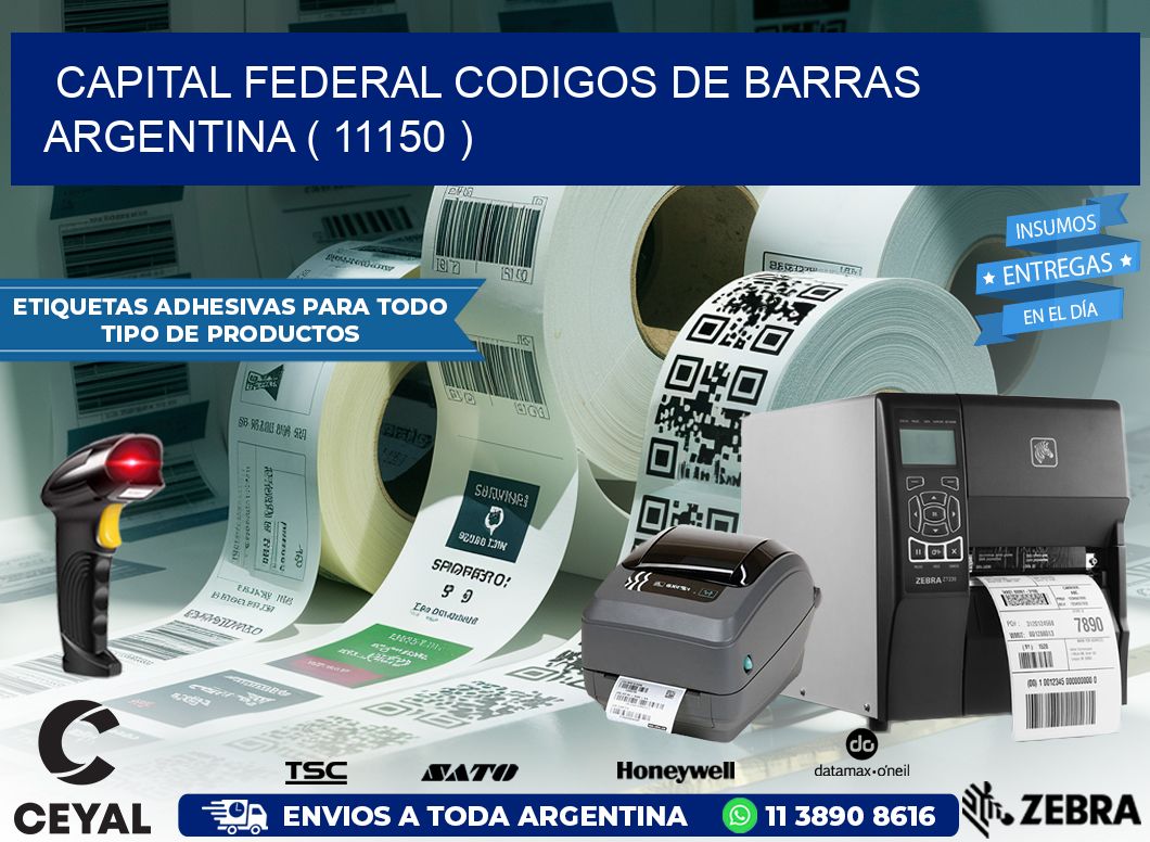 Capital federal codigos de barras argentina ( 11150 )