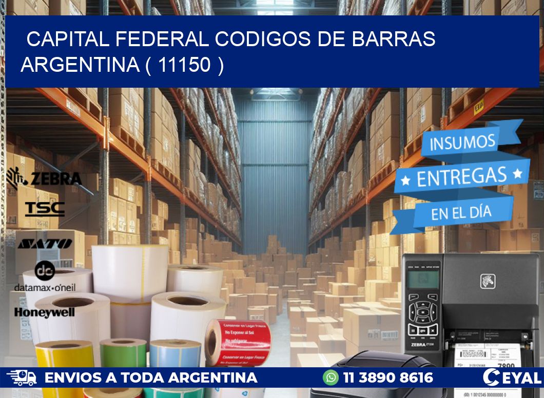 Capital federal codigos de barras argentina ( 11150 )