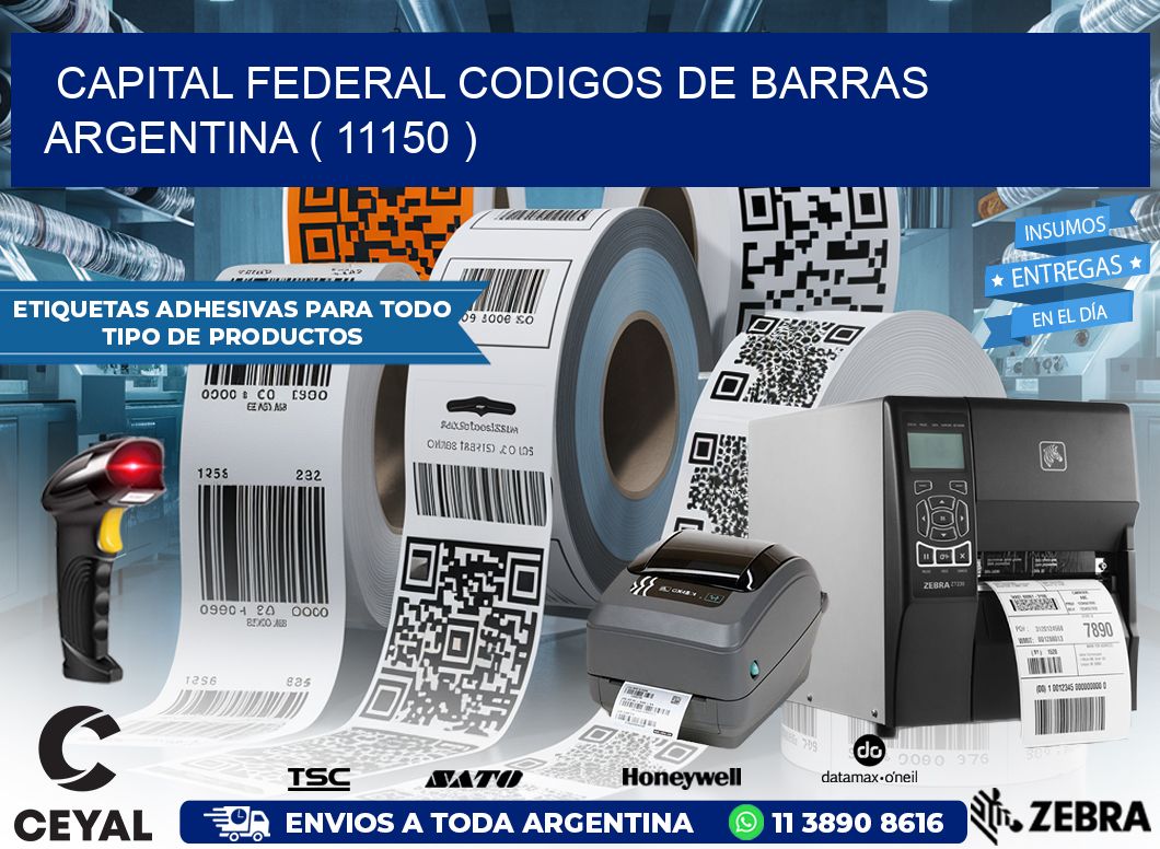 Capital federal codigos de barras argentina ( 11150 )