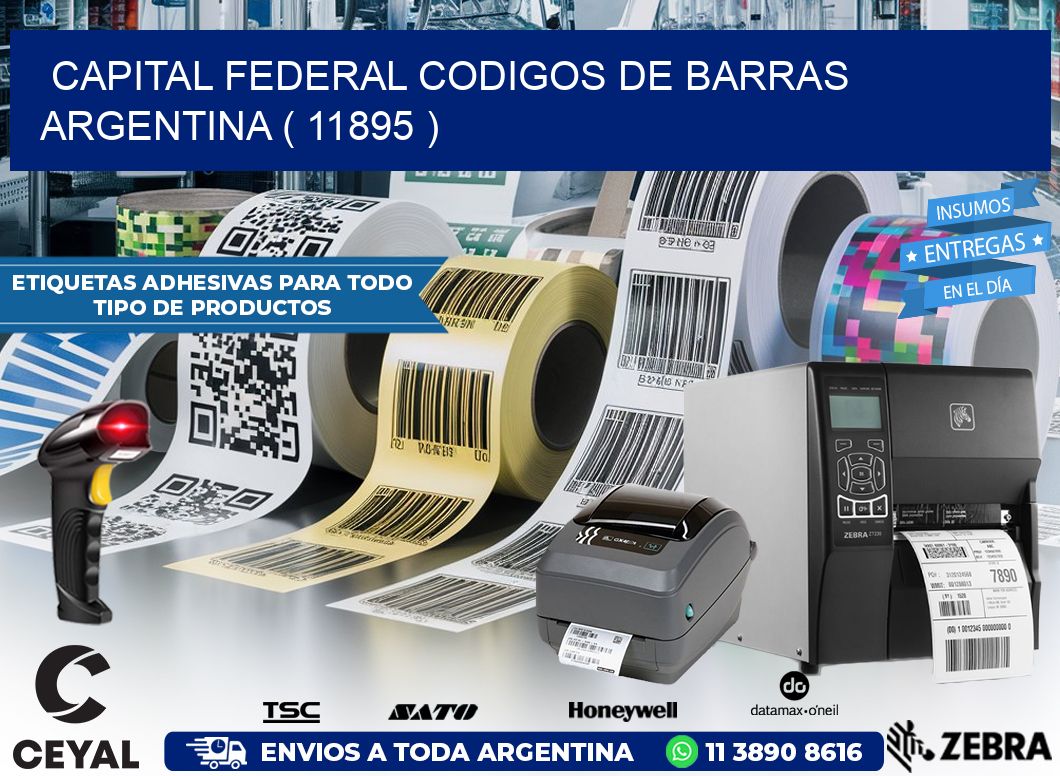 Capital federal codigos de barras argentina ( 11895 )