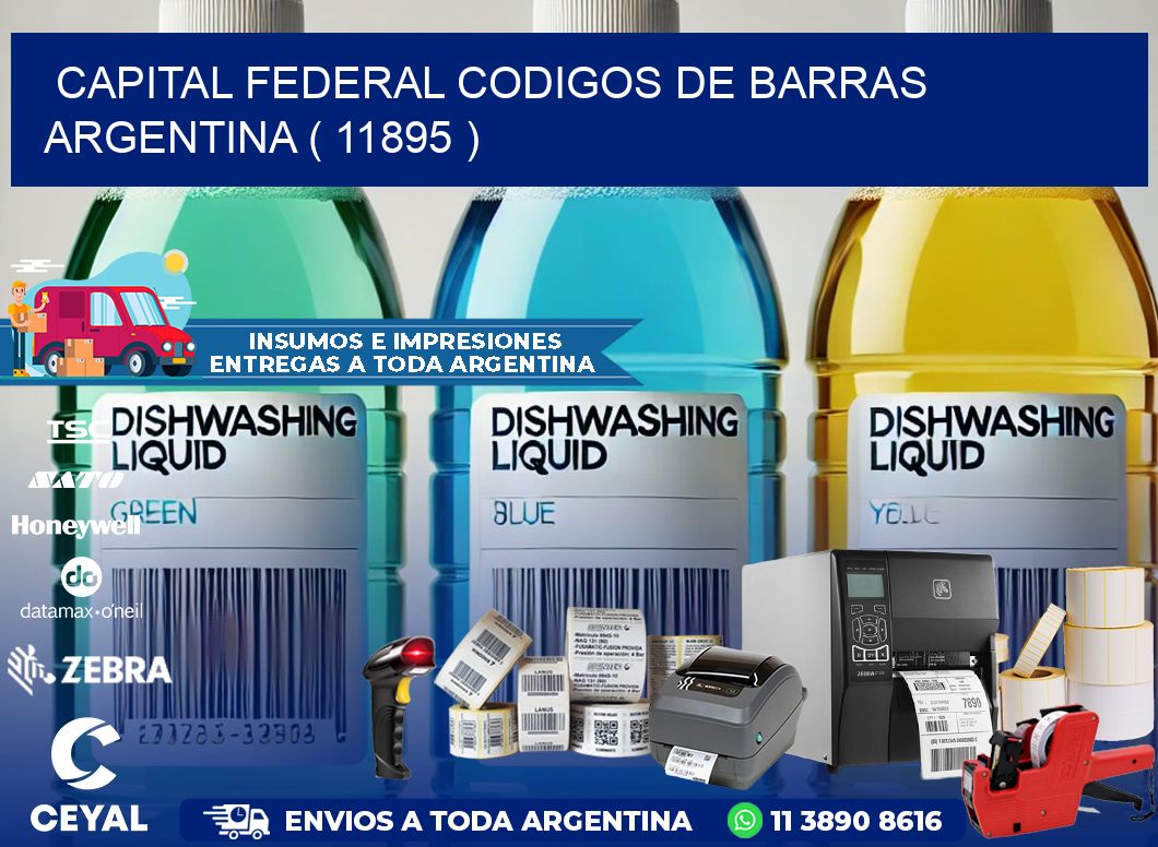 Capital federal codigos de barras argentina ( 11895 )