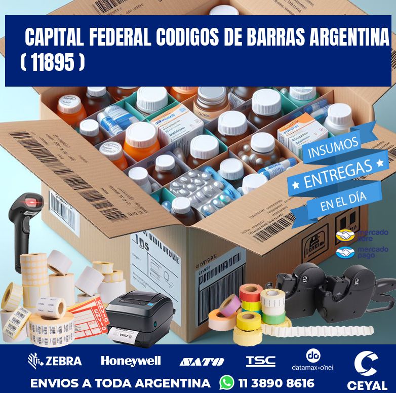 Capital federal codigos de barras argentina ( 11895 )