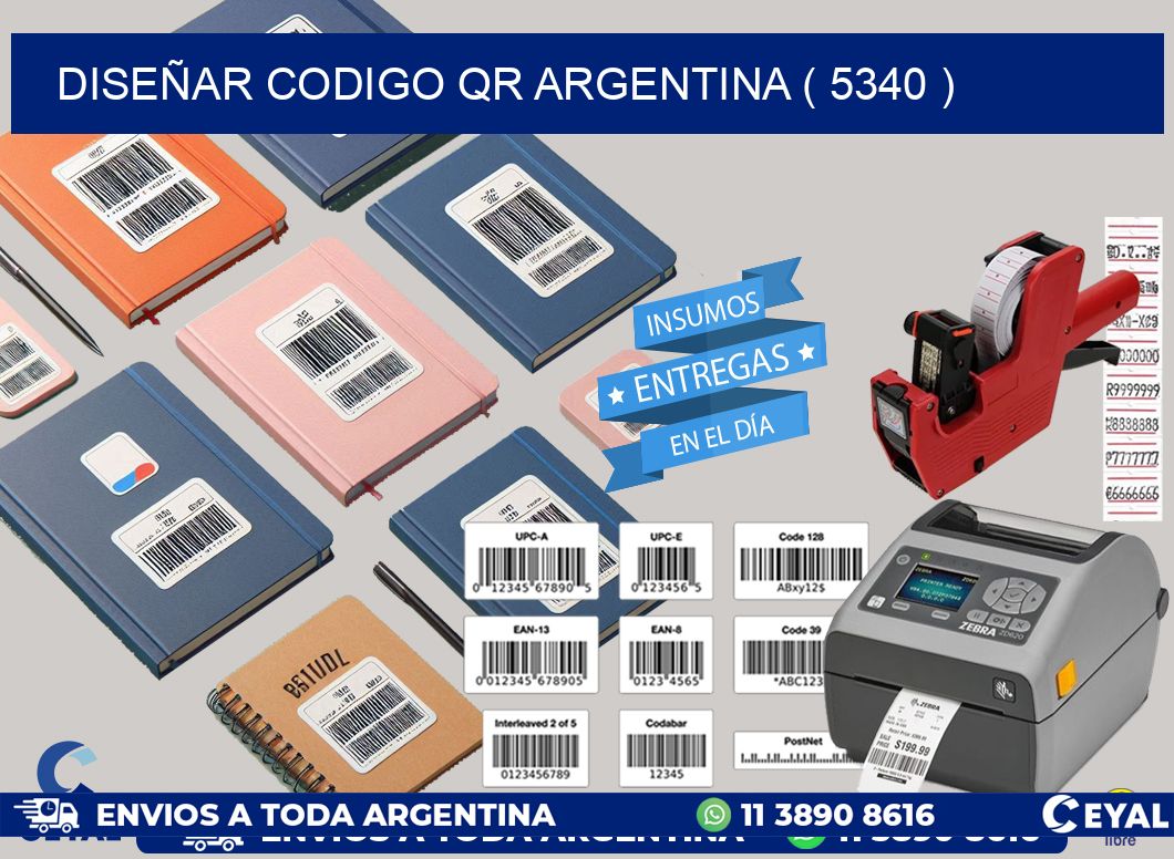 DISEÑAR CODIGO QR ARGENTINA ( 5340 )
