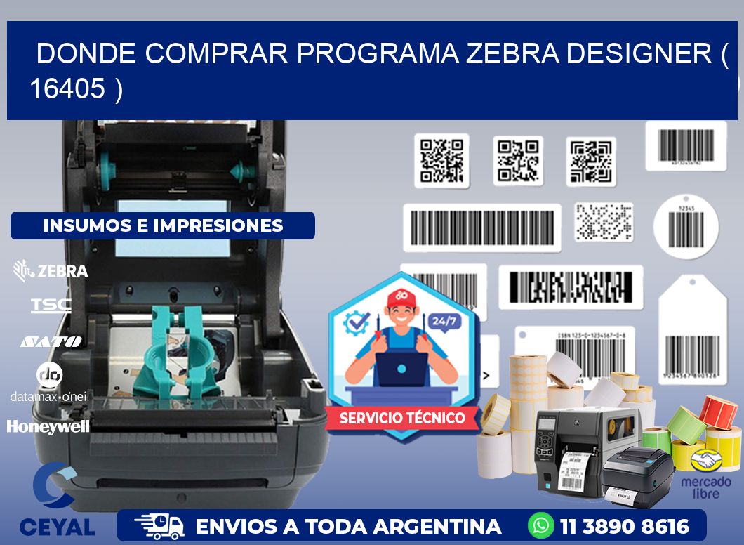 DONDE COMPRAR PROGRAMA ZEBRA DESIGNER ( 16405 )