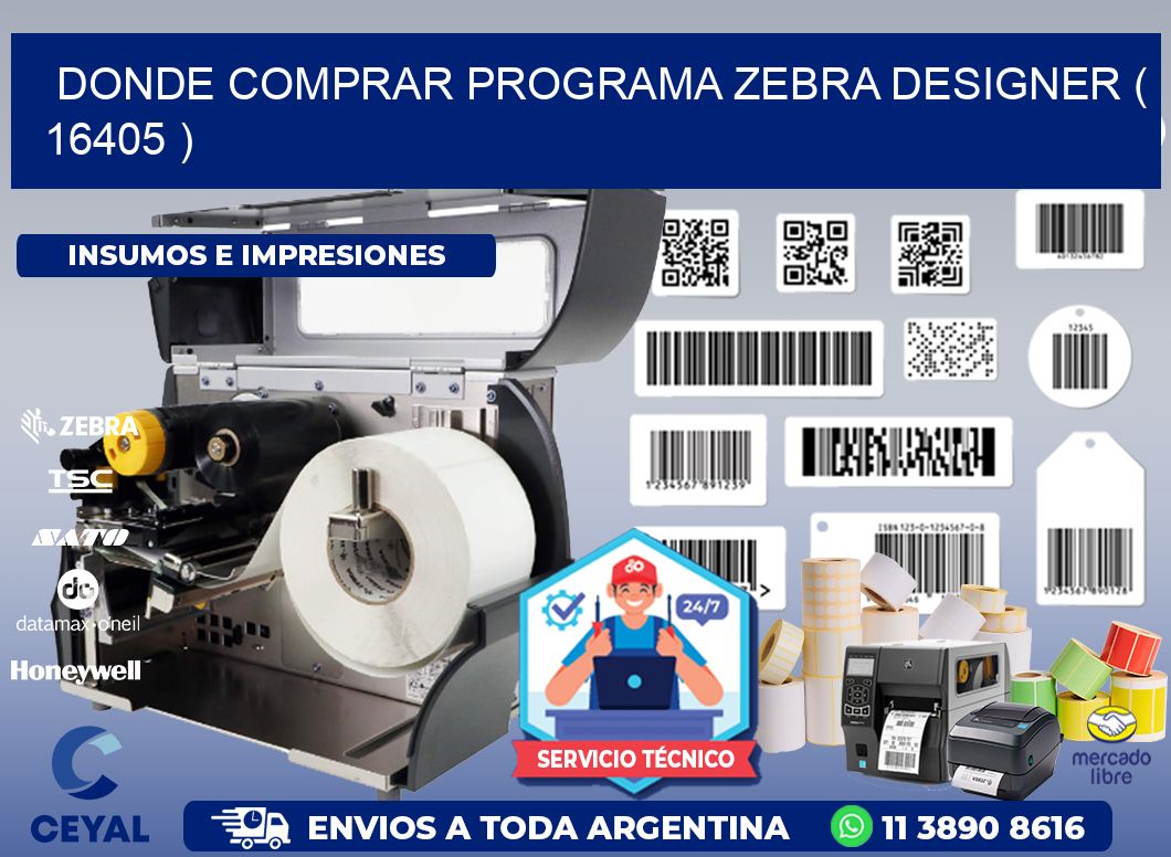 DONDE COMPRAR PROGRAMA ZEBRA DESIGNER ( 16405 )