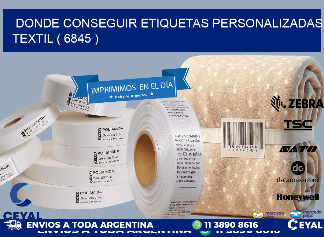 DONDE CONSEGUIR ETIQUETAS PERSONALIZADAS TEXTIL ( 6845 )