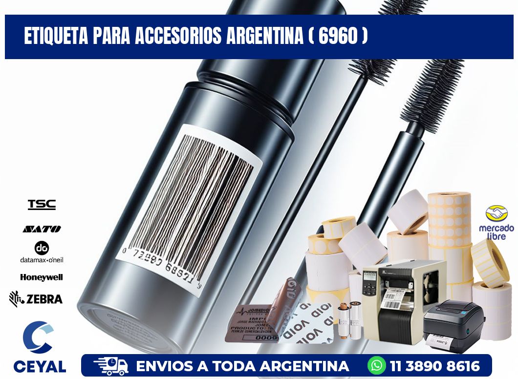 ETIQUETA PARA ACCESORIOS ARGENTINA ( 6960 )