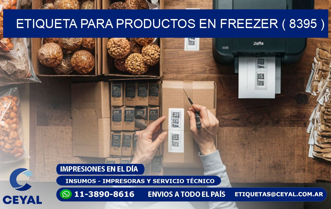 ETIQUETA PARA PRODUCTOS EN FREEZER ( 8395 )