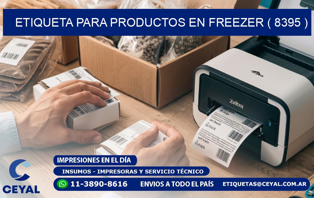 ETIQUETA PARA PRODUCTOS EN FREEZER ( 8395 )
