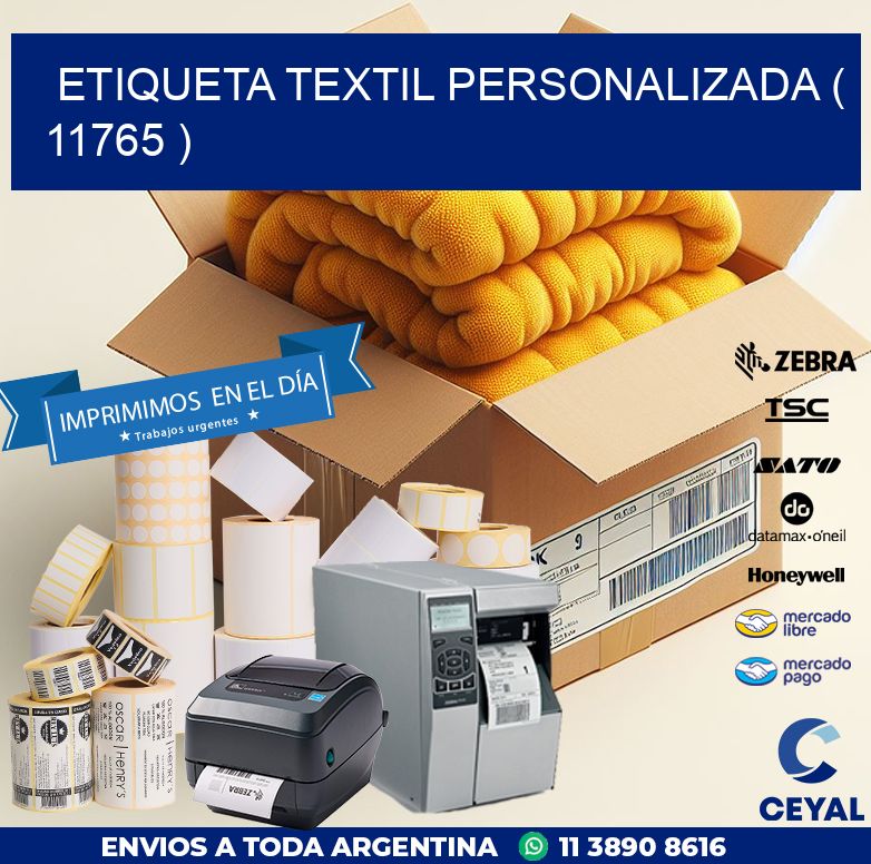 ETIQUETA TEXTIL PERSONALIZADA ( 11765 )