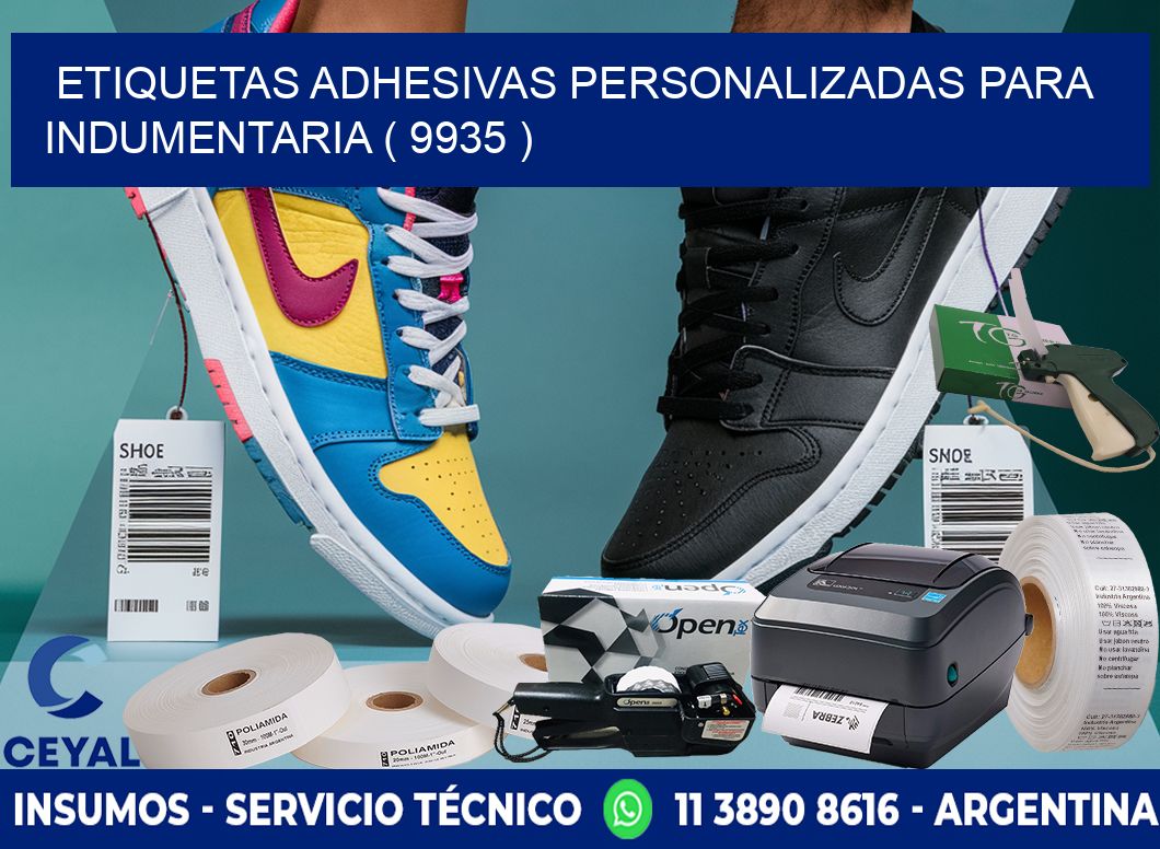 ETIQUETAS ADHESIVAS PERSONALIZADAS PARA INDUMENTARIA ( 9935 )