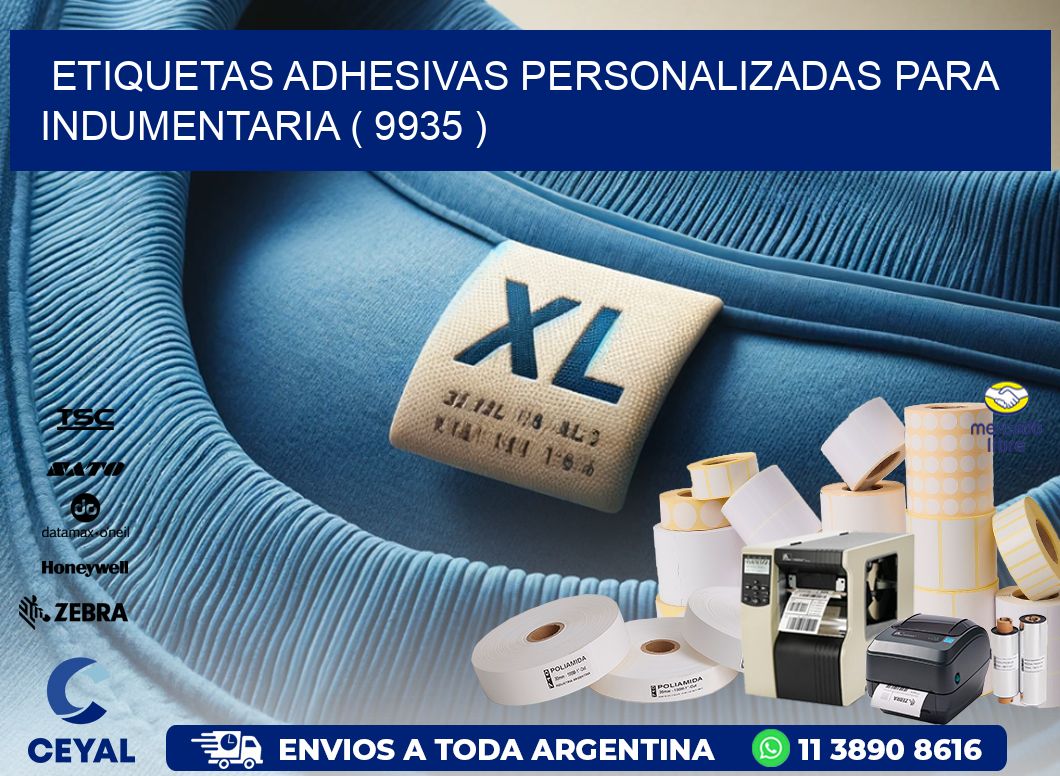 ETIQUETAS ADHESIVAS PERSONALIZADAS PARA INDUMENTARIA ( 9935 )