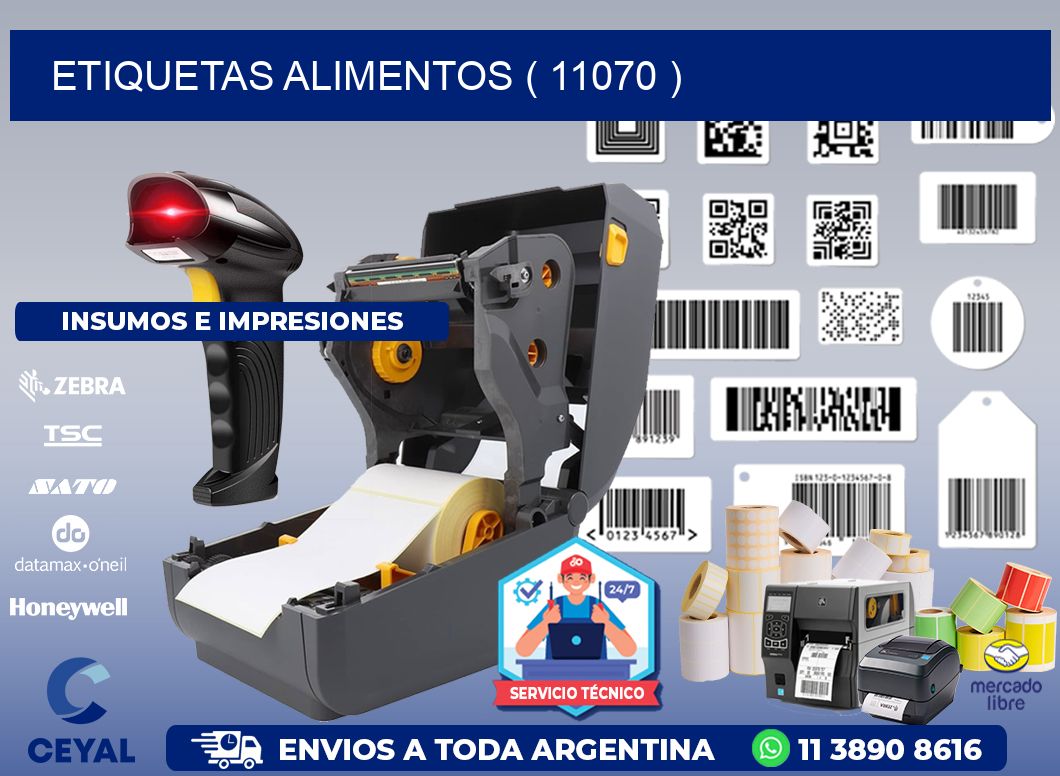 ETIQUETAS ALIMENTOS ( 11070 )