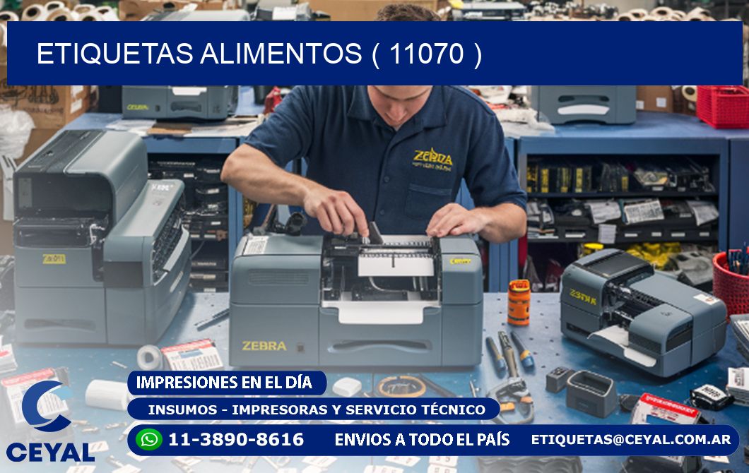 ETIQUETAS ALIMENTOS ( 11070 )
